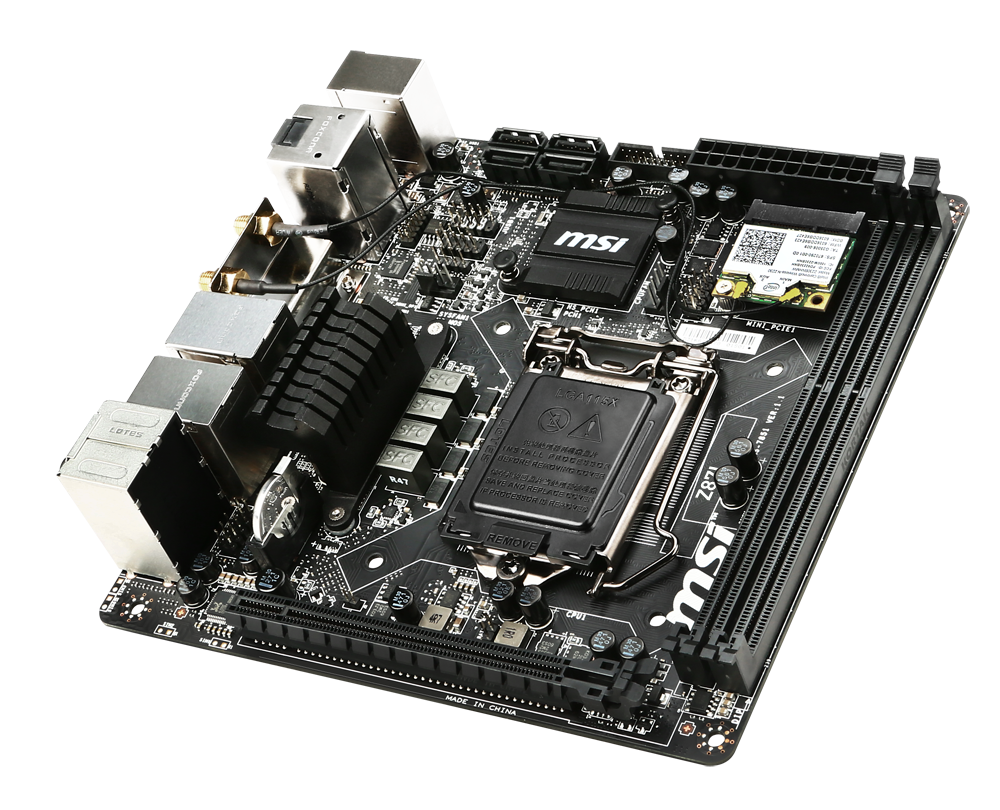 【逸品】 Z87I MSI Review: $140 for Haswell Mini-ITX マザーボード